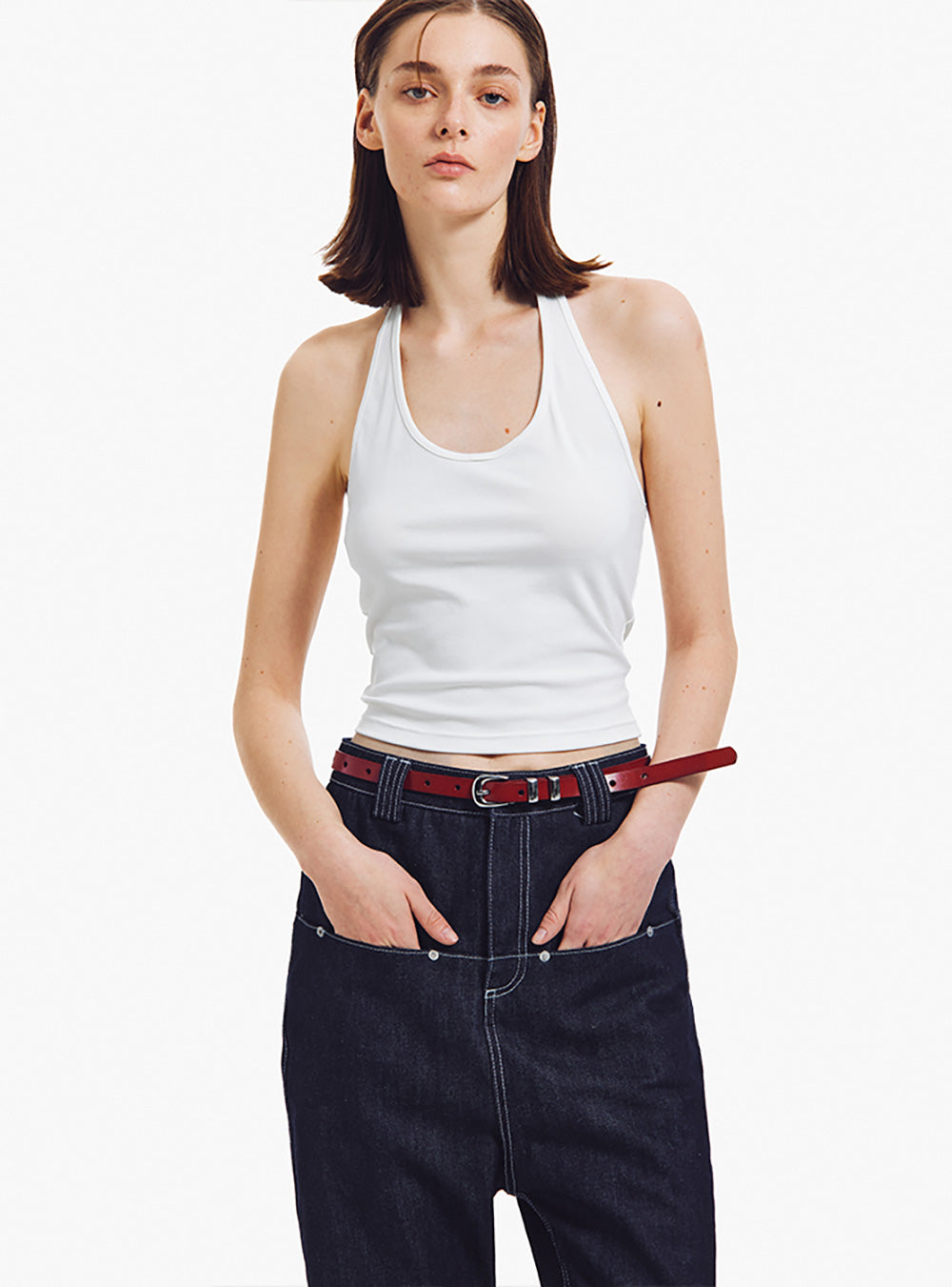 Italian Imported Leather Belt (2color)