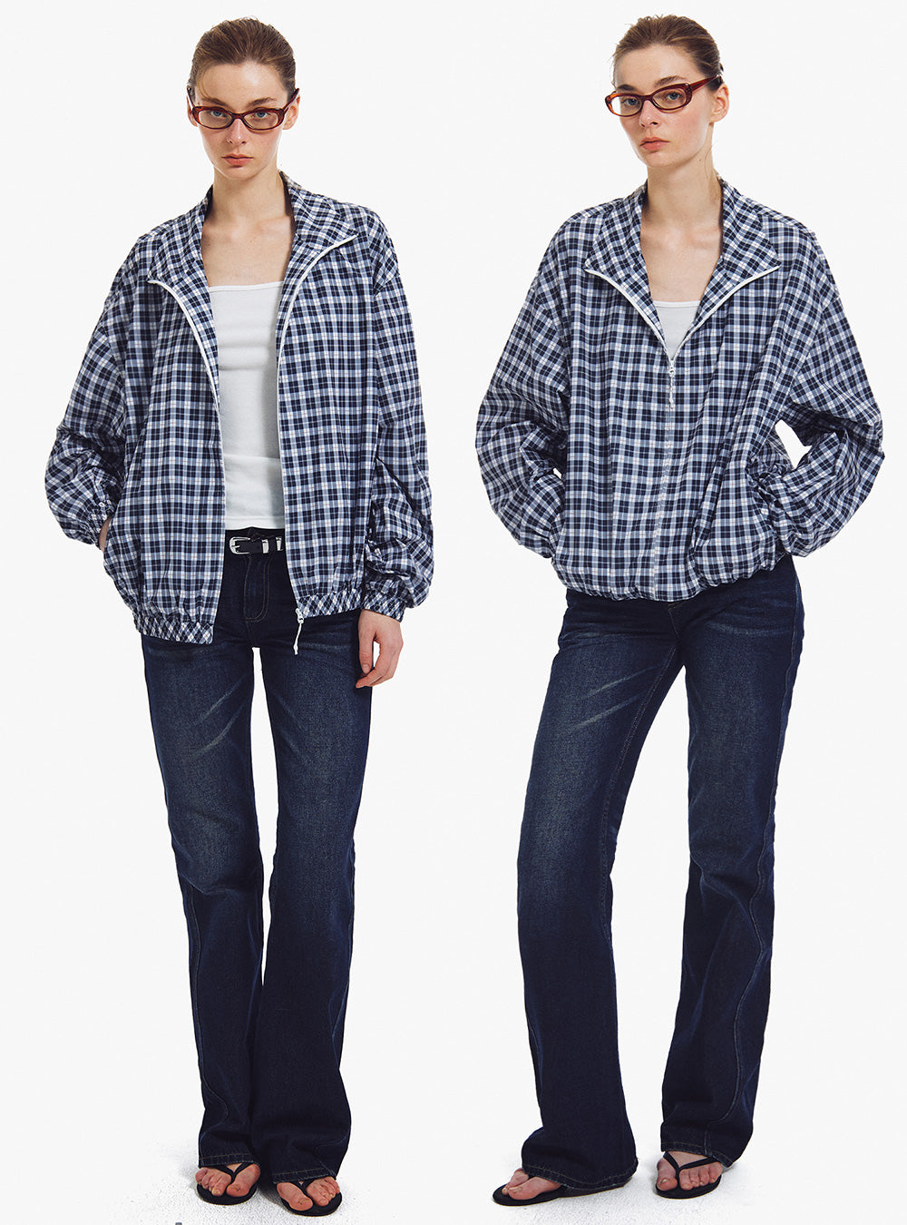 Plaid Lightweight UV Protection Jacket