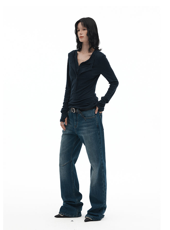 Silk Wool Layered Top (2 Colors)