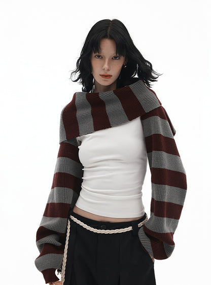 Striped Multi-Wear Scarf