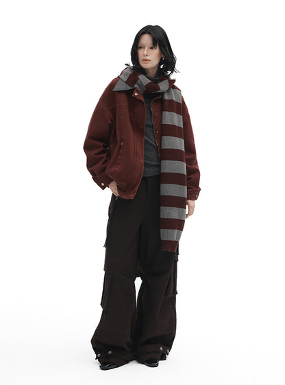 Striped Multi-Wear Scarf