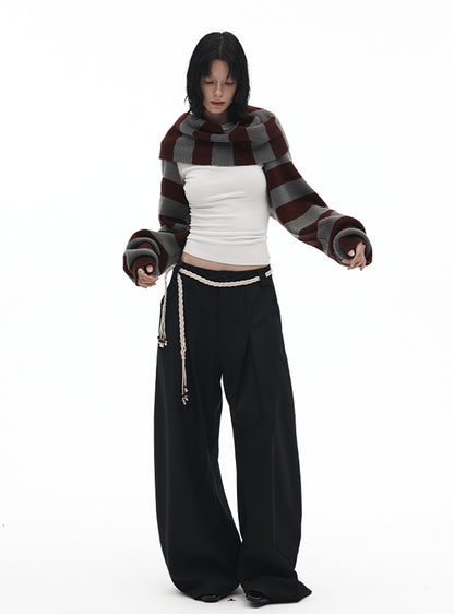 Striped Multi-Wear Scarf