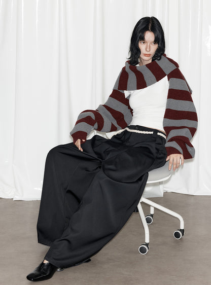 Striped Multi-Wear Scarf