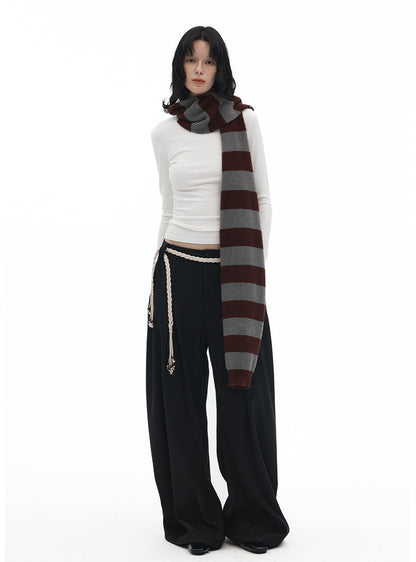 Striped Multi-Wear Scarf