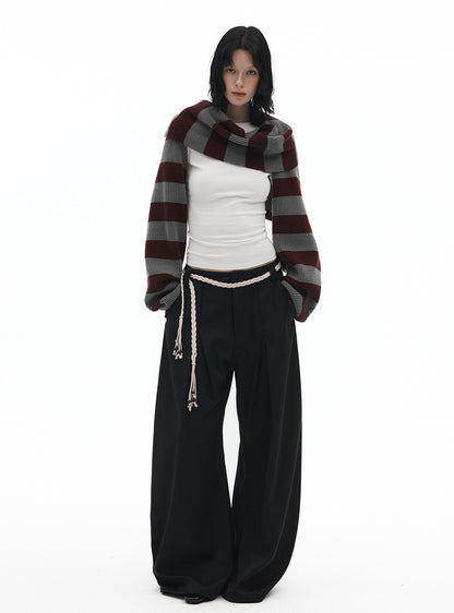 Striped Multi-Wear Scarf