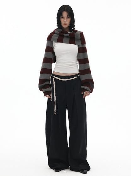 Striped Multi-Wear Scarf
