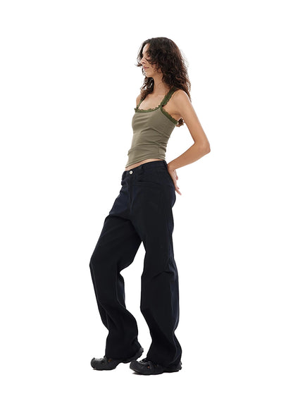Contour Cargo Wide Pants (2color)