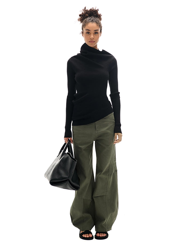 Contour Cargo Wide Pants (2color)