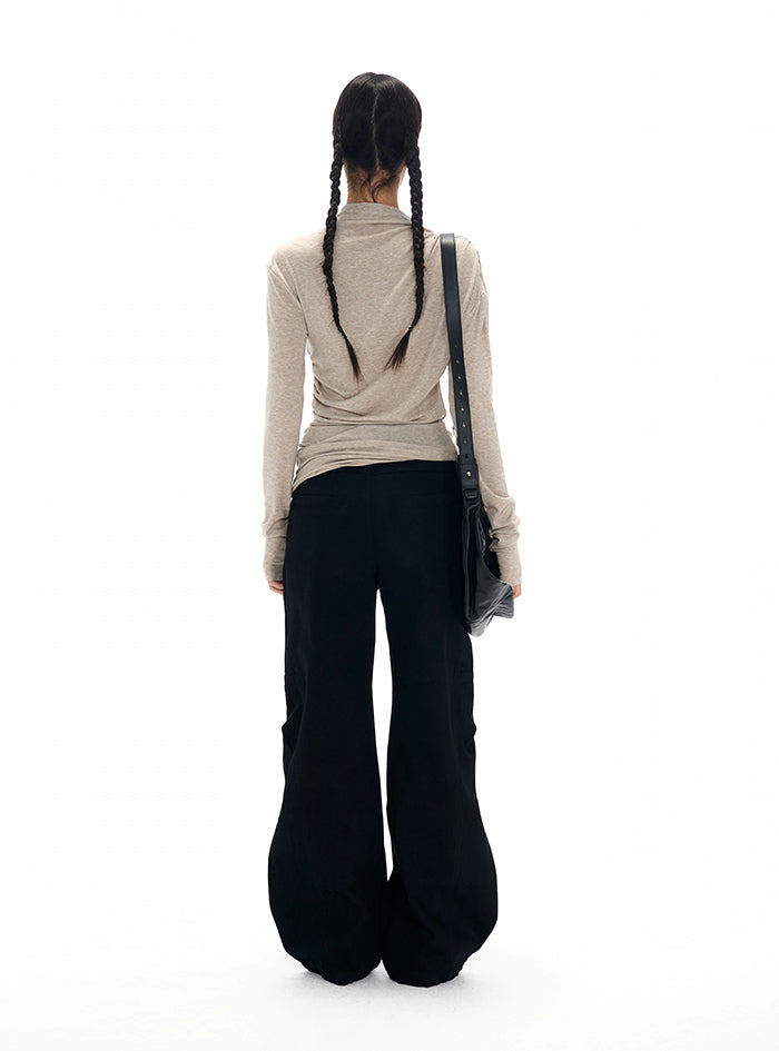 Contour Cargo Wide Pants (2color)